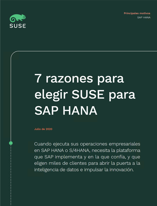 Siete razones por las que elegir SUSE para SAP HANA