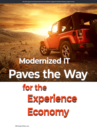 Modernized IT Paves the Way for the Experience Economy
