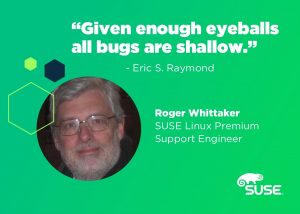 SUSE Premium Support Services Engineer - Roger Whittaker