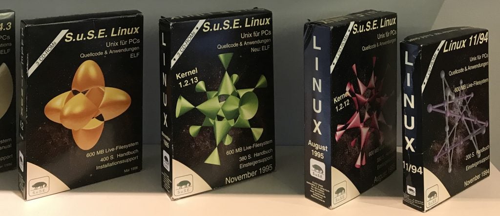 First SUSE boxes