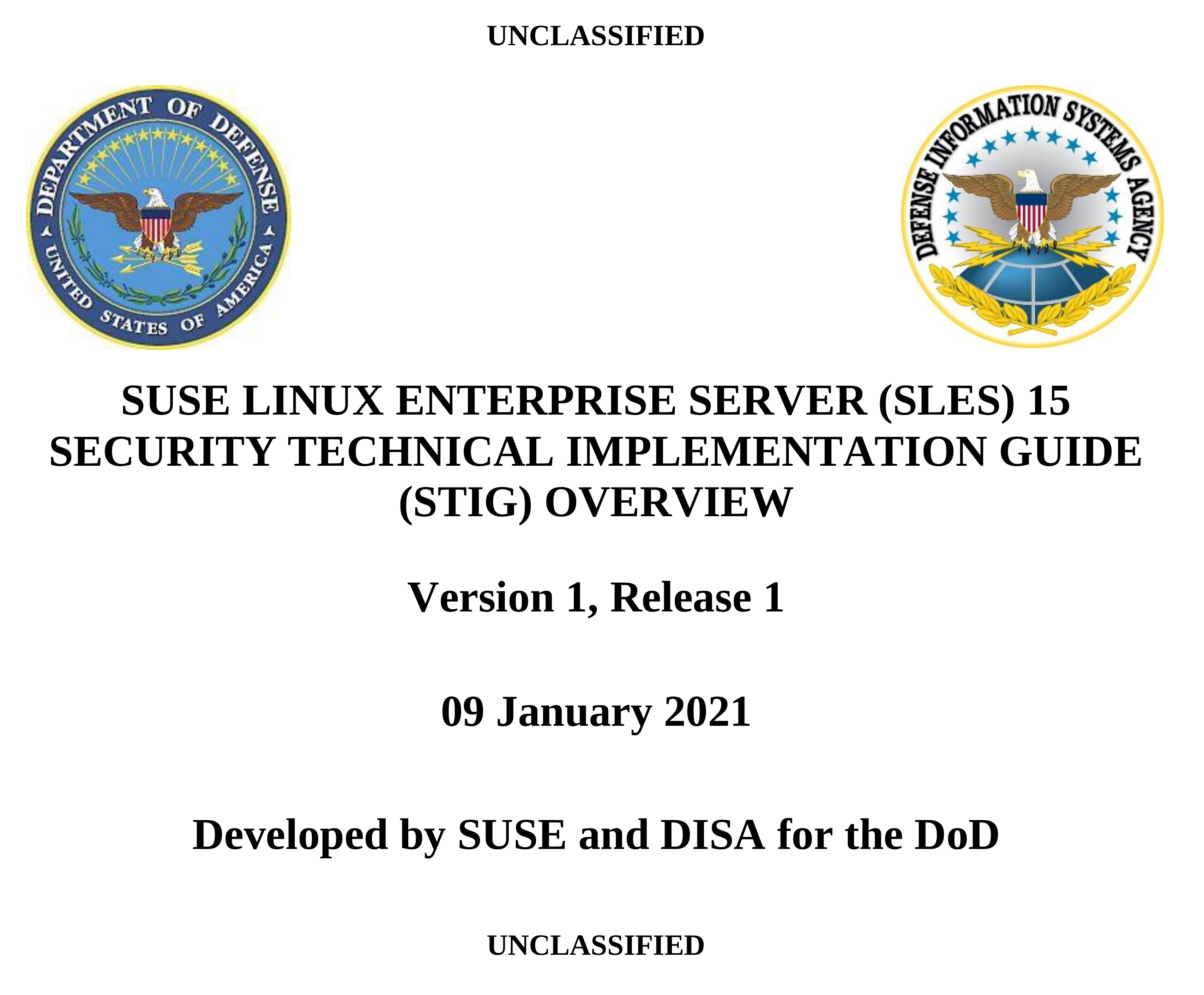 hældning forholdet offentlig SLES 15 Security Technical Implementation Guide (STIG) | SUSE Communities