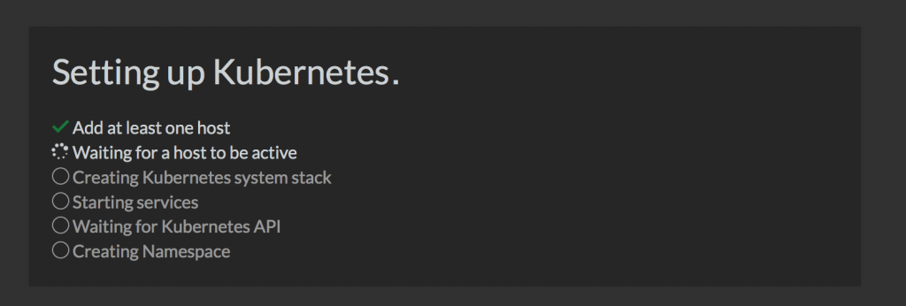 kubernetes
launching
