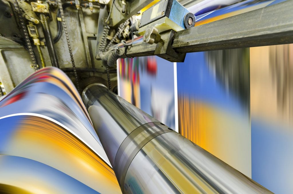 With edge computing manufacturing, use cases like printing on the factory floor are optimized with real-time quality control. 