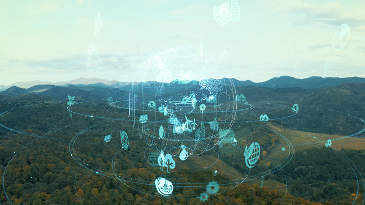 An illustration showing how decentralized computing can help in making a secure and scalable digital infrastructure